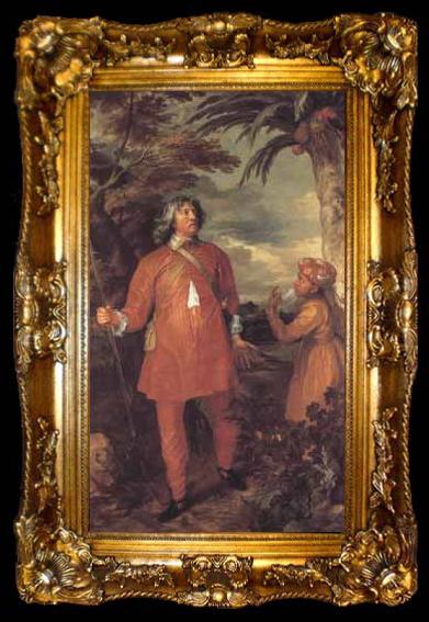 framed  Anthony Van Dyck Portrait of the earl of denbigh (mk03), ta009-2